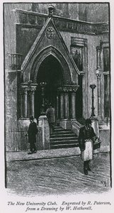 Yeni Üniversite Kulübü by W. Hatherell