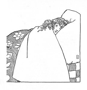 Tüm Gece Boyunca Gözlerimi Zar zor Kapattım, c1930 by William Heath Robinson