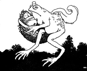 Bu Sadece Oğlumun Karısı, Dedi Kurbağa, c1930 by William Heath Robinson