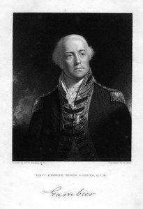 Amiral James Gambier 1756-1833, 1. Baron Gambier, 1837. by W. Holl