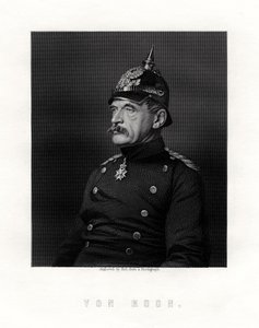 Albrecht Theodor Graf Emil von Roon, Prusyalı asker ve politikacı, 19. yüzyıl. by W. Holl