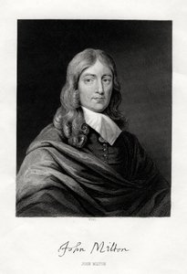 John Milton, İngiliz şair, 19. yüzyıl by W. Holl