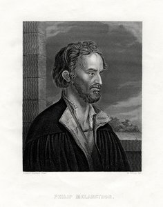 Philipp Melanchthon Alman ilahiyatçı ve Protestan Reformu yazarı, 19. yüzyıl. by W. Holl