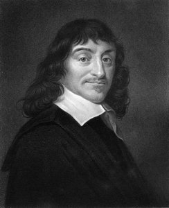 Rene Descartes, 17. yüzyıl Fransız filozofu ve matematikçisi, 1836.