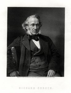 Richard Cobden, İngiliz üretici, Radikal ve Liberal devlet adamı, 19. yüzyıl. by W. Holl