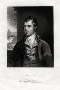 Robert Burns, İskoç şair, 19. yüzyıl by W. Holl
