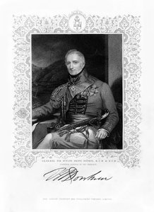 Sir Rufane Shaw Donkin, İngiliz askeri, 19. yüzyıl. by W. Holl