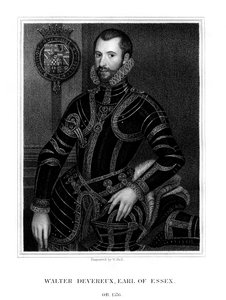 Walter Devereux, 1. Essex Kontu, İngiliz asilzadesi, 1824. by W. Holl