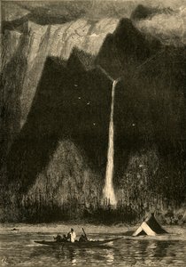 "Multnomah Şelalesi", 1872. by W. J. Linton