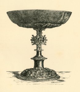 Gümüş tazza, 17. yüzyılın başları, 1881.