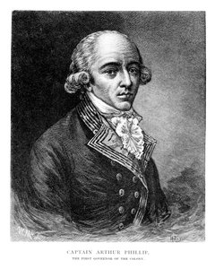 Arthur Phillip, İngiliz Amiral ve sömürge valisi, 1886.