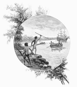 Kaptan Aşçıların inişine karşı çıkan yerliler, Avustralya, 1770 1886.