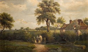 Kulübe Sahnesi, Marston Green, 1870. by W P Cartwright