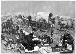 Bayanlar otobüsü, Kaşgar, Orta Asya, 1875. by W. Palmer