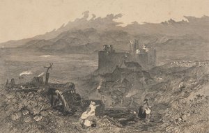 Harlech Kalesi, Kuzey Galler by W. R. Smith
