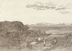 Heysham ve Cumberland Dağı by W. R. Smith