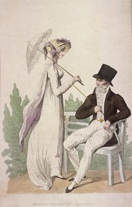 Ağustos 1807 için sabah elbiseleri