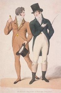 Sabah yürüyüşü ve binicilik elbiseleri, c1810