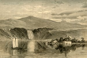 "Montmorency Şelaleleri", 1874. by W. Roberts