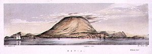 Henry C. Trery (fl.1849-54), c.1849 (renkli taş) tarafından oyulmuş Nevis Adası, Batı Hint Adaları