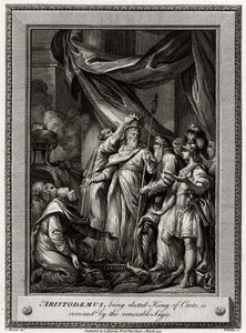 Girit Kralı seçilen Aristodemus, 1777