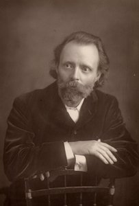 ""(Thomas Henry) Hall Caine (1853-1931) İngiliz romancı. Dante Gabriel Rossetti'nin hayatının sonundaki arkadaşı (1881-1882) (woodburytype)