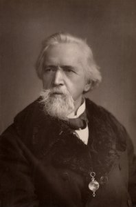 ""George Jacob Holyoake (1817-1906) İngiliz laik ve sosyal reformcu. İngiltere'de ateizm nedeniyle hapsedilen son kişi (1842). Kooperatif hareketinde aktif. (woodbury tipi)