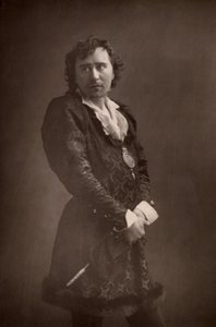 ""Herbert Beerbohm Tree (1853-1917) İngiliz oyuncu-menajer. Kraliyet Dramatik Sanatlar Akademisi'nin (RADA) kurucusu. (Woodbury tipi)