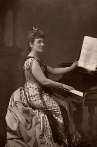 ""Madam Nordica (Lilian Norton) (1857-1914) Amerikan soprano. (woodbury tipi) by W. and D. (after) Downey