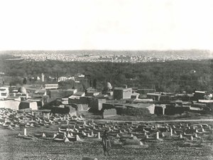 Sulhieh, Şam, Osmanlı Suriye, 1895 şehir panoraması.