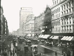 State Street, Şikago, ABD, 1895. by W and S Ltd