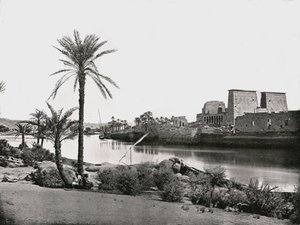 İsis Tapınağı, Philae, Mısır, 1895.