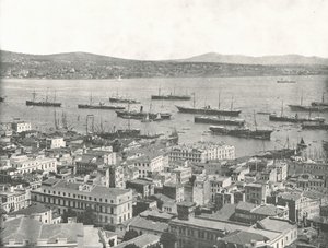 Boğaziçi Üsküdar'a bakıyor, Konstantinopolis, Osmanlı İmparatorluğu, 1895. by W and S Ltd