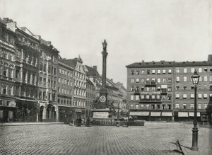 Karolinenplatz, Münih, Almanya, 1895. by W and S Ltd