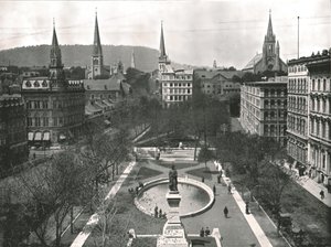 Victoria Meydanı, Montreal, Kanada, 1895. by W and S Ltd