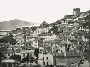 Kasabanın görünümü, Cebelitarık, 1895. by W and S Ltd