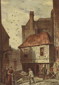 Old Shop, Clare Market (chromolitho) by Waldo Sargeant