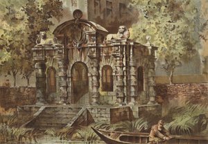 York Evi (kromolitho) by Waldo Sargeant