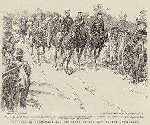 Connaught Dükü ve Asası Yeni Orman Manevralarında by Walter Charles Horsley