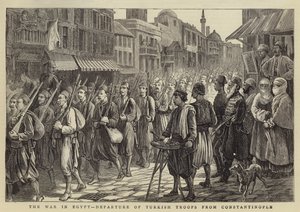 Mısır Savaşı, Türk Birliklerinin Konstantinopolis'ten Ayrılışı by Walter Charles Horsley