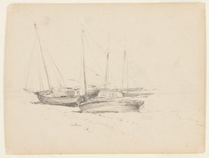 Deniz Kıyısında Balıkçı Tekneleri by Walter Clark
