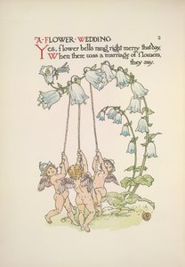 Bir çiçek düğünü by Walter Crane