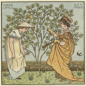 I Had a Little Nut Tree  by Walter Crane
