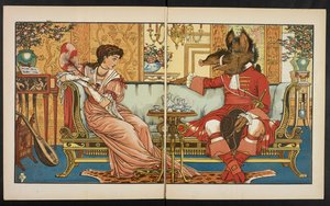 Güzel ve Çirkin için İllüstrasyon. by Walter Crane