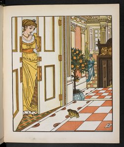 Kurbağa Prens için İllüstrasyon. by Walter Crane