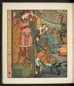 Hikaye için illüstrasyon, Prenses Belle étoile. by Walter Crane