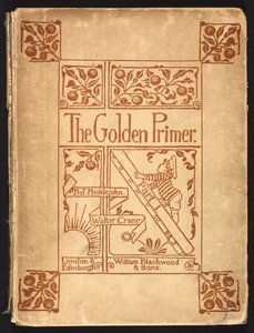 The Golden Primer'ın iç kapağı. by Walter Crane