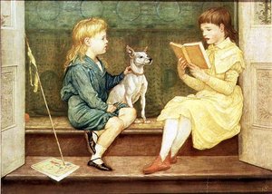 Lionel ve Beatrice Crane by Walter Crane