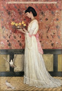 Bayan Ingram Bywater d.1908, 1872 by Walter Crane