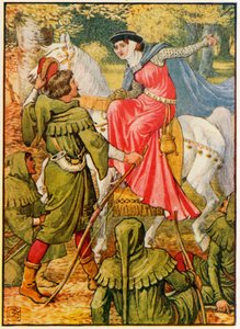 Robin Hood ve Hanımefendi by Walter Crane